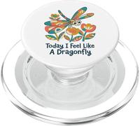 Oggi mi sento come una libellula, scherzo divertente e carino per gli amanti degli insetti PopSockets PopGrip per MagSafe