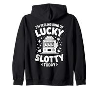 Oggi Mi Sento Una Specie di Fortunato Slotty Felpa con Cappuccio