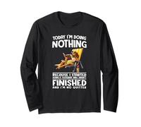 Oggi Non Faccio Nulla perché Ho iniziato a Farlo Ieri Maglia a Manica