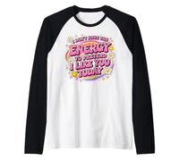 Oggi Non Ho energia per fingere di piacerti Maglia con Maniche Raglan