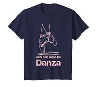 Oggi Non Posso Ho Danza Regali Ballerina Danza Classica Maglietta, Bambini, Navy, 12 Anni