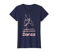 Oggi Non Posso Ho Danza Regali Ballerina Danza Classica Maglietta, Donna, Navy, S