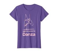 Oggi Non Posso Ho Danza Regali Ballerina Danza Classica Maglietta, Donna, Viola mélange, 3XL