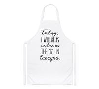 Oggi Sarò Inutile Come La G In Lasagne Grembiule Da Chef - Divertente