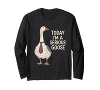 Oggi Sono Un Serio Appassionato di Oche Lavoro D'ufficio Maglia a Manica