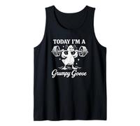 Oggi Sono un'oca Grumpy Goose Gym Pun Weightlifting Canotta