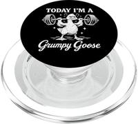 Oggi sono un'oca Grumpy Goose Gym Pun Weightlifting PopSockets PopGrip per MagSafe