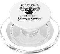 Oggi sono un'oca Grumpy Goose Gym Pun Weightlifting PopSockets PopGrip per MagSafe