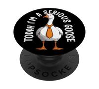 Oggi sono un'oca seria, Funny Goose & Goose Pun PopSockets PopGrip Adesivo