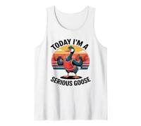 Oggi Sono un'oca seria - Funny Gym Goose Canotta