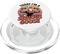 Oggi sono un'oca seria - Funny Gym Goose PopSockets PopGrip per MagSafe
