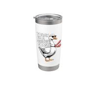 Oggi sono un'oca seria Funny Silly Serious Goose Bicchiere termico in acciaio inox doppia parete