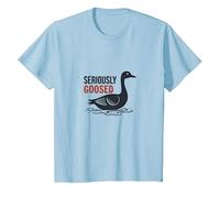 Oggi Sono un'oca seria - Umorismo seriamente D'Oca Maglietta, Bambini, Celeste, 2 Anni