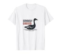 Oggi Sono un'oca seria - Umorismo seriamente D'Oca Maglietta, Uomo, Bianco, 6XL