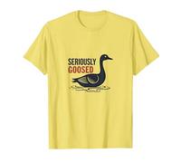 Oggi Sono un'oca seria - Umorismo seriamente D'Oca Maglietta, Uomo, Limone, S
