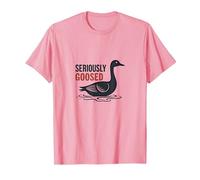 Oggi Sono un'oca seria - Umorismo seriamente D'Oca Maglietta, Uomo, Rosa, XL