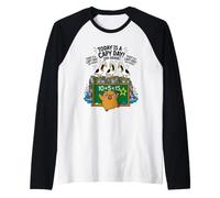 Oggi Un Capy Day Divertente Capybara Pun Gabbiano Scuola di seconda elementare Maglia con Maniche Raglan
