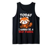 Oggi voglio essere un panda rosso Canotta
