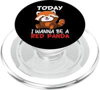 Oggi voglio essere un panda rosso PopSockets PopGrip per MagSafe