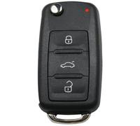 OGGIPRO Custodia per chiavi auto 3 pulsanti HAA Sostituzione chiave auto telecomando compatibile con VW Seat Volkswagen Bora Passat Golf Polo Jetta, Mokka, Opel, Zafira, Astra, Vauxhall, Skoda