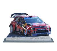 OGIER, Rally Monte Carlo 2019, Citroen C3, Auto in Orologio Miniatura 01