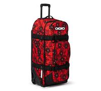 OGIO Rig 9800 Gear Bag (Red Flower Party), Festa dei fiori rossi, Taglia unica, Rig 9800 - Borsa da viaggio con ruote