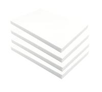 OGIZQNHA Blocco di Schiuma Artigianale ad Alta densità - 20 cm x 30 cm for Scultura, modellazione e progetti Fai da Te - Perfetto for artisti e creatori(White,Thickness 2cm 4pcs)