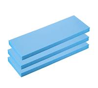 OGIZQNHA Pannello in Schiuma ad Alta densità for progetti Fai da Te - Blocchi da Intaglio Versatili for artisti e Artigiani, 10 cm x 30 cm(Blue,Thickness 4cm 3pcs)