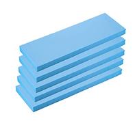 OGIZQNHA Pannello in Schiuma ad Alta densità for progetti Fai da Te - Blocchi da Intaglio Versatili for artisti e Artigiani, 10 cm x 30 cm(Blue,Thickness 3cm 5pcs)