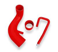 OGJFD aspirazione dell'Aria Tubo Flessibile di Aspirazione dell'Aria in Silicone per Opel per Vauxhall per Astra G 2.0 Turbo Z20let con Misuratore di Massa dell'Aria AFM da 70 Mm Prese d'Aria(Rosso)