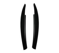 OGJFD Auto Fari Anteriori Sopracciglio Palpebre Trim Adesivi Copertura Per VW Per Scirocco Per R GTS 2008-2017 Faro Sopracciglio Alloggiamenti fari anteriori auto(Nero lucido)