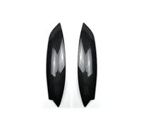 OGJFD Coppia Fari Per Auto Sopracciglio Palpebre Cromate Copertura Per VW Per Golf 5 MK5 GTI R R32 2005-2007 Faro Sopracciglio Alloggiamenti fari anteriori auto(Look in carbonio)