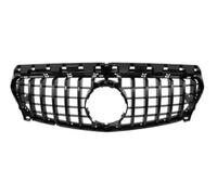 OGJFD Griglia per radiatore Anteriore 2013-2019 per Mercedes per Benz per CLA W117 C117 220 260 180 200 GT Diamante Centrale Griglia Anteriore Paraurti Griglia Accessori Griglia Anteriore(Black 1)