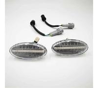 OGJFD Indicatori di direzione 1 Coppia Indicatori Direzione Laterali Dinamici A LED Auto Luci Lampeggianti Sequenziali Per MAZDA 3 Per MAZDA 2 Per Mazda 5 MPV Indicatori Direzione(Clear,No Dynamic)