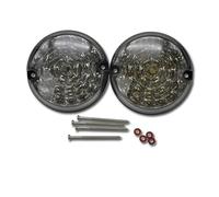 OGJFD Indicatori di direzione 2 Pezzi Luci Segnalazione Rotonde Fendinebbia Posteriori LED Indicatori Retromarcia Per Land Per Rover Per Defender 90 110 2001-2016 95 Mm Indicatori Direzione