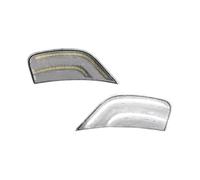 OGJFD Indicatori di direzione 2x Luci Di Posizione Laterali Anteriori A LED Per GMC Per Yukon 2021 2022 2023 Lampada Paraurti Indicatori Direzione(C Shell White Light)