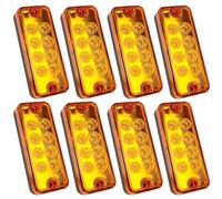 OGJFD Indicatori di direzione Illuminazione Rimorchi Luci Ingombro Gomiti Rossi Bianchi Luci Ingombro Camion Parti Camion Gruppi Indicatori Ingombro Autocarri Indicatori Direzione(Piazza)