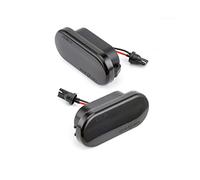 OGJFD Lampada Fendinebbia Dinamica Indicatore Laterale Sequenziale Lampeggiante Lampade Per Ford Per Messa A Fuoco MK2 C-max Per Fiesta Per Fusion Per Galassia Luce Segnale Girata 2 Pz(Dynamic black)