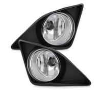 OGJFD Lampada Guida Automatica Coppia Di Fari Fendinebbia Con Lente Trasparente Per Paraurti Anteriore Per Toyota Per Corolla 2009-2010 Con Griglia Nera.