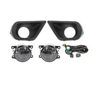 OGJFD Lampada Guida Automatica Faro Fendinebbia Per Subaru Per Forester 2014 2015 2016, Griglia Di Copertura, Lunetta Interruttore, Gruppo Fendinebbia Con Lampadina(1 set)