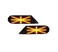 OGJFD Led Indicatori Laterali Luci 12V Per MKII Per MINI Per Cooper R55 R56 R57 R58 R59 Dinamico Lampeggiante Segnale Girata Luce Di Indicatore Laterale Auto Lampade Luci A Ambra