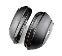 OGJFD Led Indicatori Laterali Luci 2Pcs Dinamico Specchietto Retrovisore Indicatore Per VW Per Passat CC B7 Per Per Scirocco Per Jetta MK6 Ala Laterale Dinamica Segnale Girata Luce(Smoked black)