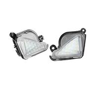 OGJFD Led Indicatori Laterali Luci 2Pcs Per Skoda Per Octavia 3 2 5E 1Z 2004-2020 Per Skoda Per Superb 3 2 B6 B8 2008-2021 6000K Bianco Sotto Lato Specchio Luce Pozzanghera Lampade