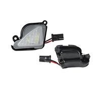 OGJFD Led Indicatori Laterali Luci 2Pcs Sotto Lato Specchio Luce Pozzanghera Lampade Bianco 6000K Per Skoda Octavia 3 2 5E 1Z 2004-2020 Per Skoda Per Superb 3 2 B6 B8 2008-2021