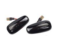 OGJFD Led Indicatori Laterali Luci 2x Indicatore Direzione Laterale A Indicatore Direzione Scorrevole Per Opel Per Zafira A 99-05 Per Astra G Laterale Dinamico Lampeggiatore Sequenziale(Smoked Type)