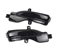 OGJFD Led Indicatori Laterali Luci Luce Dinamica Segnale Di Svolta Per Mazda CX-3 CX3 2016-2019 CX-4 CX-5 CX5 2016 2016.5 Facelift Specchio Laterale Indicatore Lampeggiante(Smoked black)