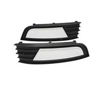 OGJFD Led Indicatori Laterali Luci Paraurti Anteriore Fendinebbia Per Skoda Per Octavia A7 Berlina Combi 2013-2017 Griglia Inferiore Trim Copertura Filo Auto-Styling(Pair Grille Cover)