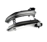 OGJFD Led Indicatori Laterali Luci Per F20 F30 F21 F22 F23 X1 E84 1 2 3 4 Serie Specchio Laterale Lampeggiatore Luce Dinamica Segnale Di Girata Luce Che Scorre Acqua Lampeggiante(Nero)