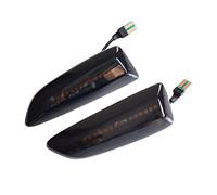 OGJFD Led Indicatori Laterali Luci Per Opel Per Astra J K Per Insignia B Per Grandland X Per Zafira C Acqua Che Scorre Dinamica Segnale Di Girata Luce Di Indicatore Laterale(Dynamic Smoked)