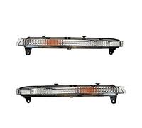 OGJFD Led Indicatori Laterali Luci Per Q7 2006-2009 4L0953041C-4L0953042C Auto Sinistra Destra Paraurti Anteriore DRL Guida Luce di Marcia Diurna Copertura Della Lampada Della Nebbia